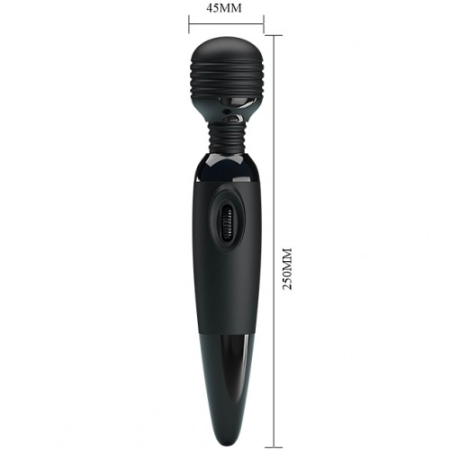 Вибромассажер с мощной вибрацией Pretty Love Power Wand черный