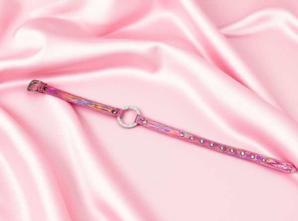 Кляп с кольцом розовый БДСМ Барби