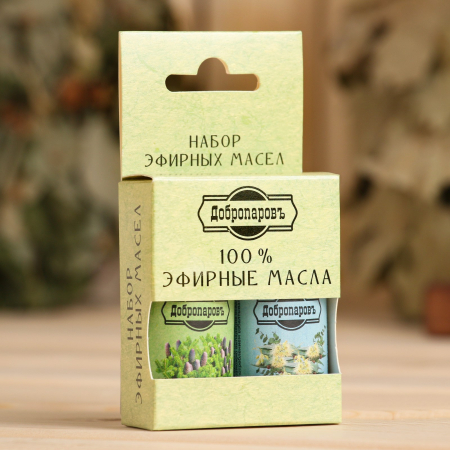 Набор эфирных масел "Пихта, Эвкалипт" Добропаровъ (2 шт*17 мл)
