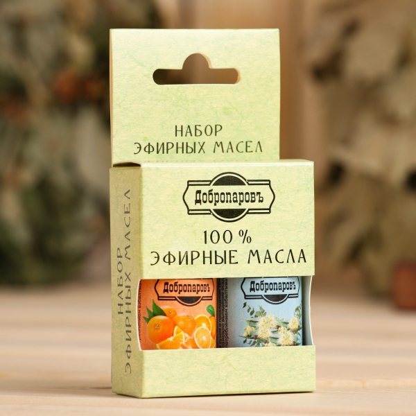 Набор эфирных масел "Эвкалипт, Апельсин" Добропаровъ (2 шт*17 мл)