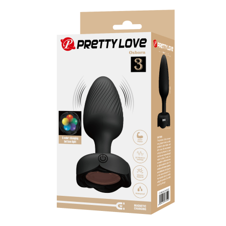 Анальная пробка с вибрацией Pretty Love Osborn