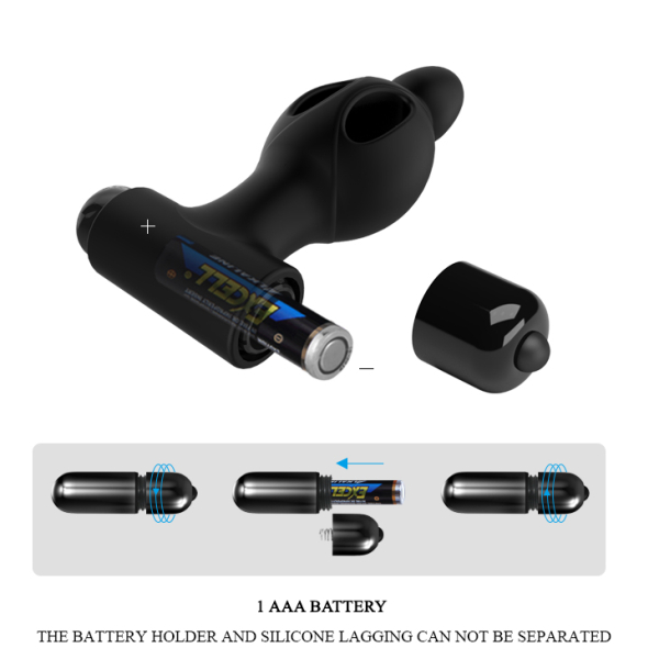 Анальная втулка с вибрацией оригинальной формы Mr.Play