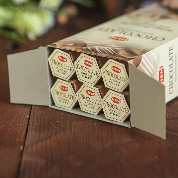 Благовония HEM "Chocolate" (20 палочек)
