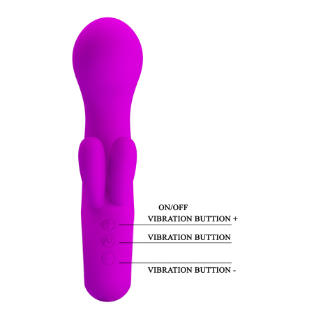 Перезаряжаемый вибратор-кролик Pretty Love Valentine