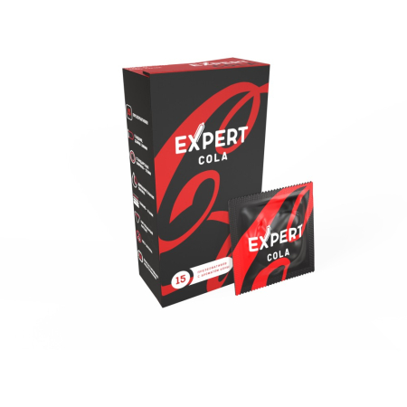 Презервативы с ароматом Колы EXPERT Cola (15 шт)
