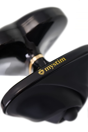 Вибратор с электростимуляцией черный Mystim Heart ́s Desire