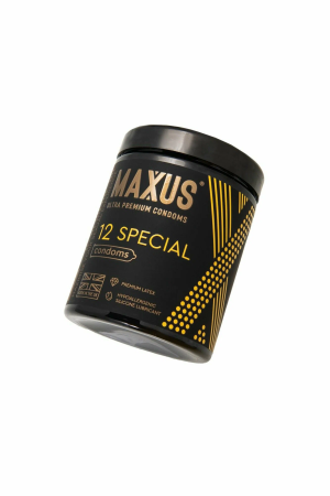 Точечно-ребристые презервативы MAXUS Special X-Edition 12 шт