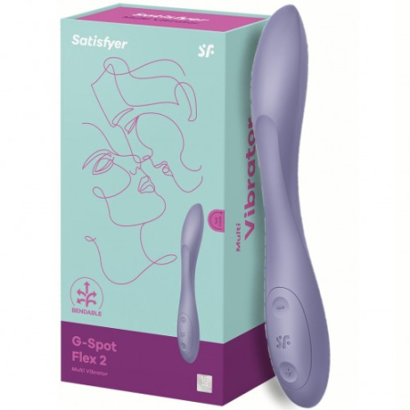  Гибкий вибратор для точки G сиреневый G-Spot Flex 2 Satisfyer 