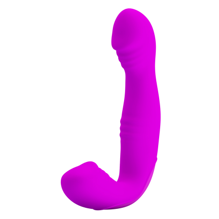 Безремневой страпон с вибрацией Pretty Love Angelo