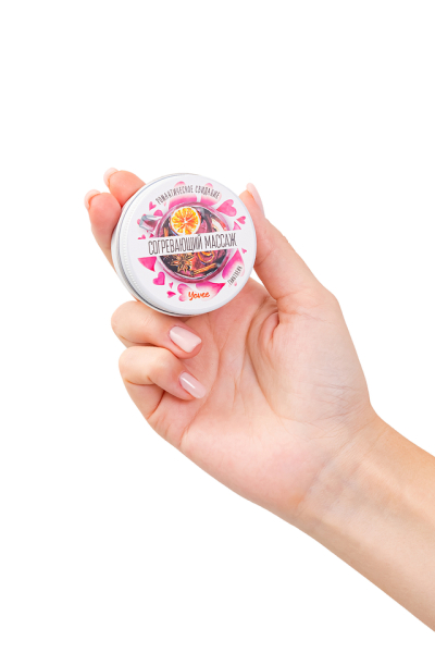 Массажная свеча Yovee «Согревающий массаж» с ароматом глинтвейна (30 мл)