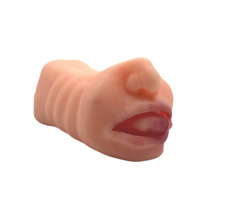 Реалистичный мастурбатор вагина и ротик с зубками 3D Internal Tunnel