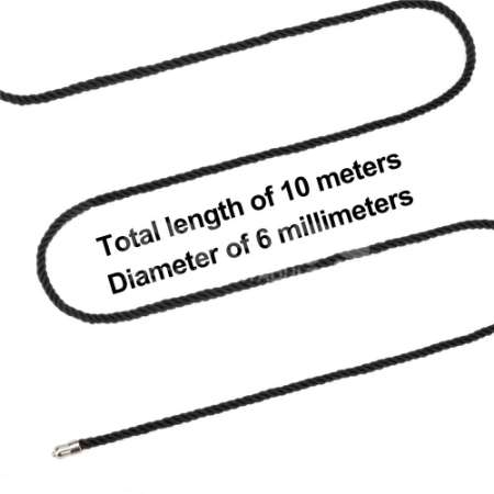 Веревка для бондажа Rebellion Reign Ebony Silky