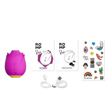 Бесконтактный вакуумный клиторальный стимулятор Romp Suction Rose
