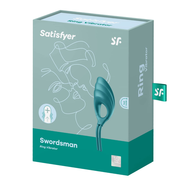 Эрекционное кольцо с вибрацией Swordsman Satisfyer 