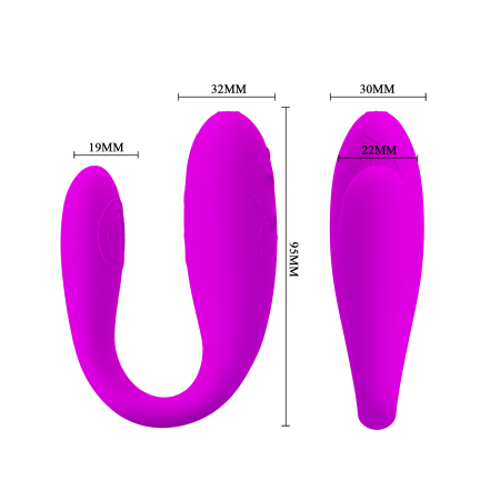 Парный вибромассажер Pretty Love Fascination