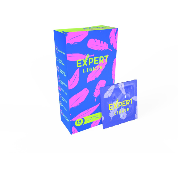 Презервативы ультратонкие EXPERT Lights (15 шт)