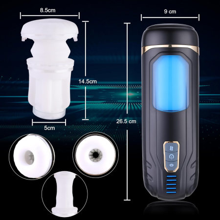 Иновационный мастурбатор с телескопическими движениями Cosima Cup