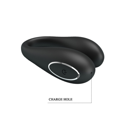 Парный вибромассажер с пультом Pretty Love Algernon черный