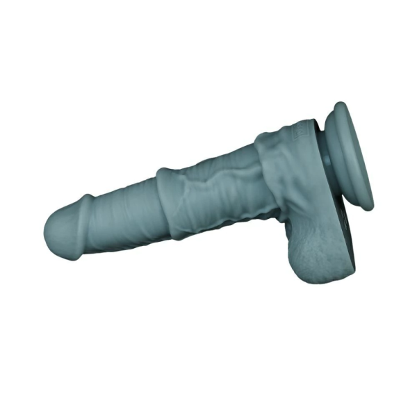 Реалистичный фаллоимитатор с поступательными движениями и вибрацией 28 см