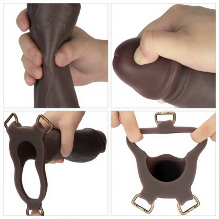 Фаллопротез на ремнях Ingen 10'' Enhanced Set XS/S/M 23,6 см