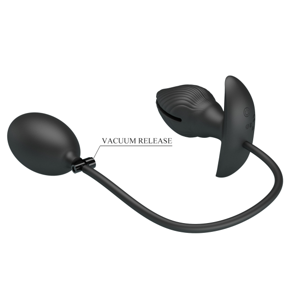 Надувная перезаряжаемая анальная втулка с вибрацией Pretty Love Manson