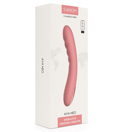 Вибратор с возвратно-поступательными движениями перезаряжаемый Svakom Ava Neo