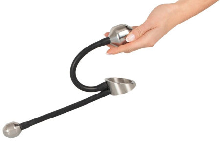 Эрекционное кольцо с металлическими грузиками Cock ring & Ass plugs