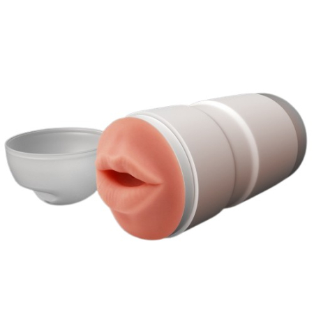 Мастурбатор в колбе губки Sex In A Can Mouth Lotus Tunnel