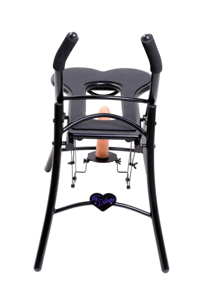 Секс-тренажер с двумя насадками черный Diva My Diletto