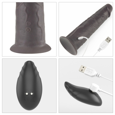 Реалистичный фаллоимитатор Dual Layer Silicone Nature Cock 20 см