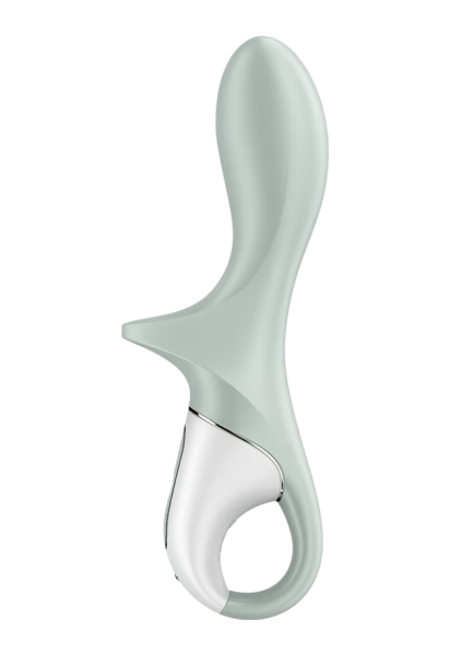 Расширяющийся анальный вибратор зеленый Air Pump Booty 3 Satisfyer 