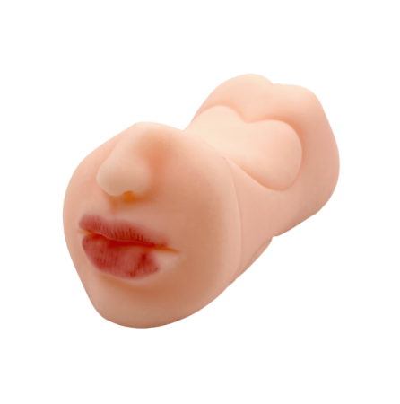 Мастурбатор вагина и ротик c зубками Vagina and mouth stroker 