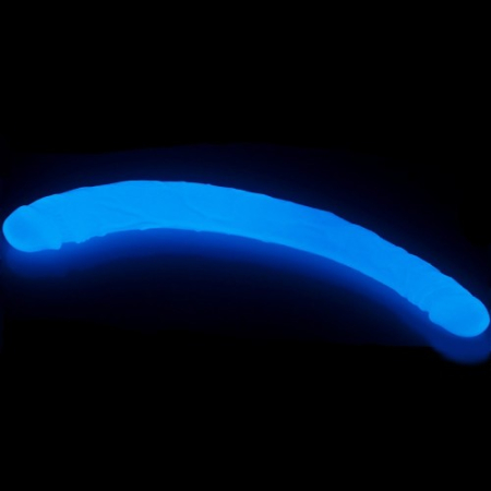 Двойной фаллоимитатор светящийся в темноте Lumino Play Double Dildo 37 см