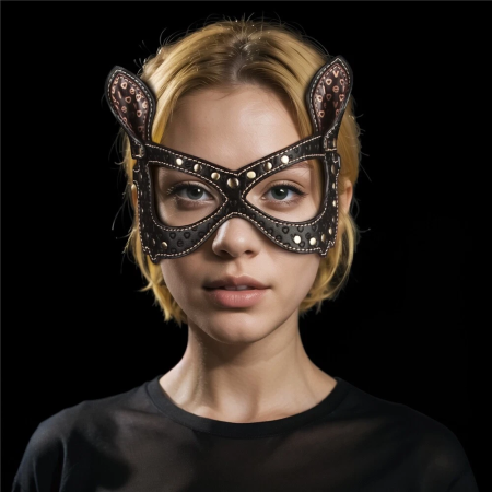 Маска из искусственной кожи Rebellion Reign Bunny Mask