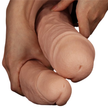 Огромный двойной фаллос на присоске Lovetoy Realistic Mega Double Dildo 33 см