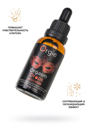 Возбуждающий гель для клитора ORGIE Orgasm Drops Kissable 30 мл