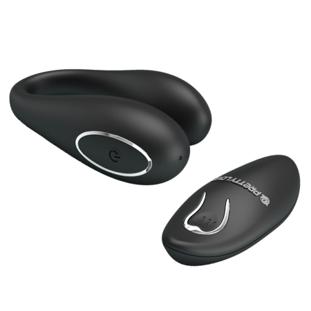 Парный вибромассажер с пультом Pretty Love Algernon черный