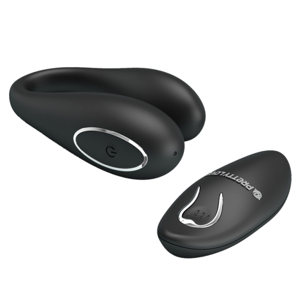 Парный вибромассажер с пультом Pretty Love Algernon черный