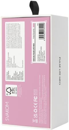 Мембранно-волновой клиторальный стимулятор перезаряжаемый розовый SVAKOM Pulse Lite Neo