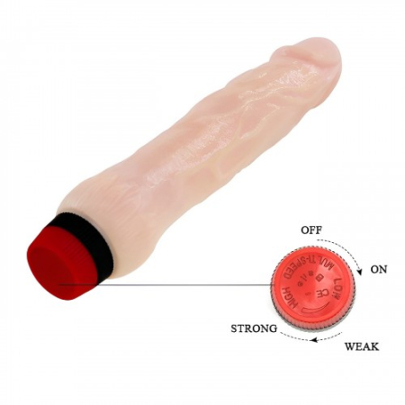 Вибратор с ярковыраженными венами Rockin Dong Baile 22 см