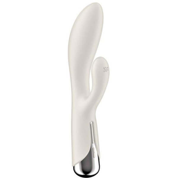 Вибратор-кролик с ротацией бежевый Satisfyer Spinning Rabbit 1