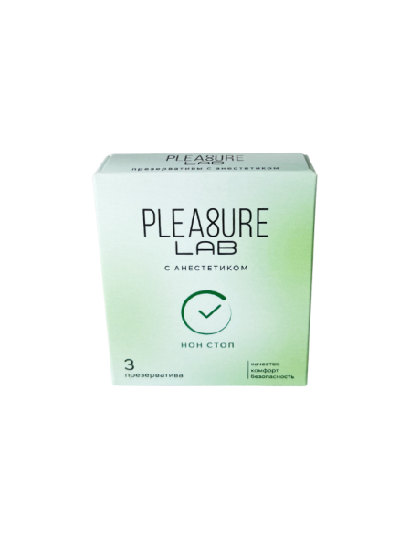 Презервативы с анестетиком Pleasure Lab (3 шт)