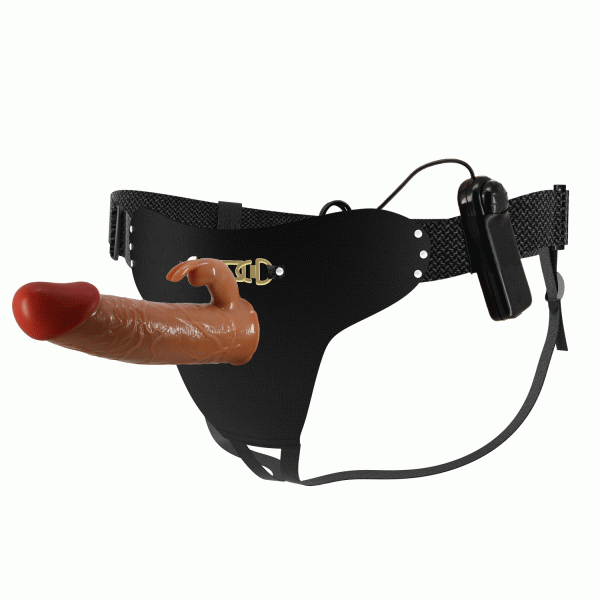 Страпон-трусы с вибрацией Pretty Love Harness Briefs Marion 