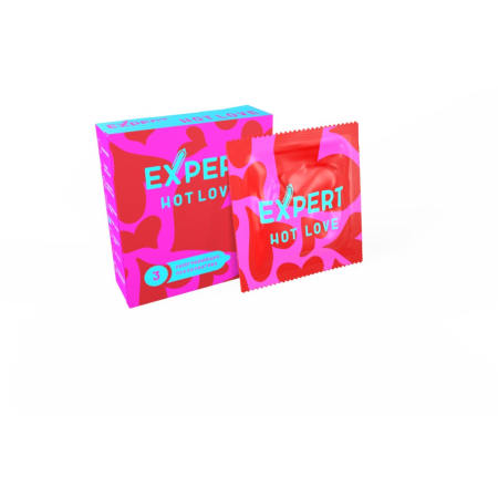 Презервативы с разогревающим эффектом EXPERT Hot Love (3 шт)