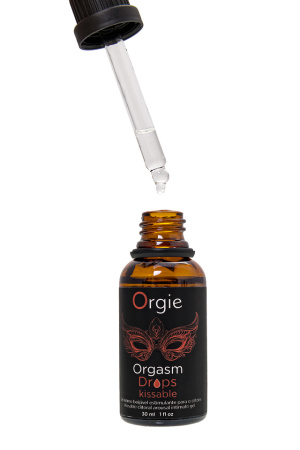 Возбуждающий гель для клитора ORGIE Orgasm Drops Kissable 30 мл