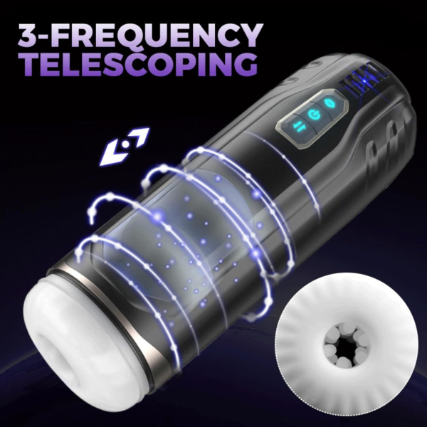 Иновационный мастурбатор с телескопическими движениями Cosima Cup