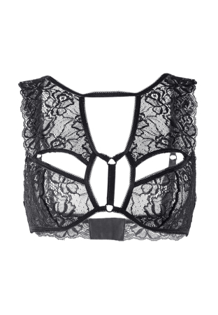 Бралетт кружевной черный Erolanta Marisa (46-48)