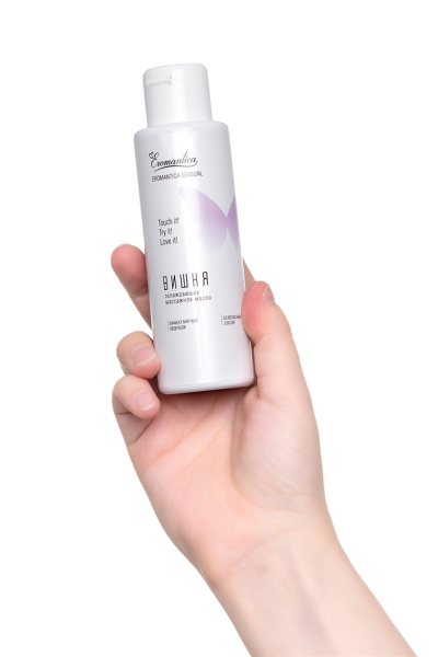 Охлаждающее массажное масло Eromantica "Вишня" (110 мл)