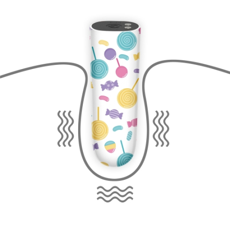 Перезаряжаемый мини вибратор LoveToy Lollipop Massager