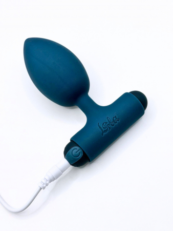 Анальная пробка с перезаряжаемой вибропулей зеленая SPICE IT UP PERFECTION 2.0